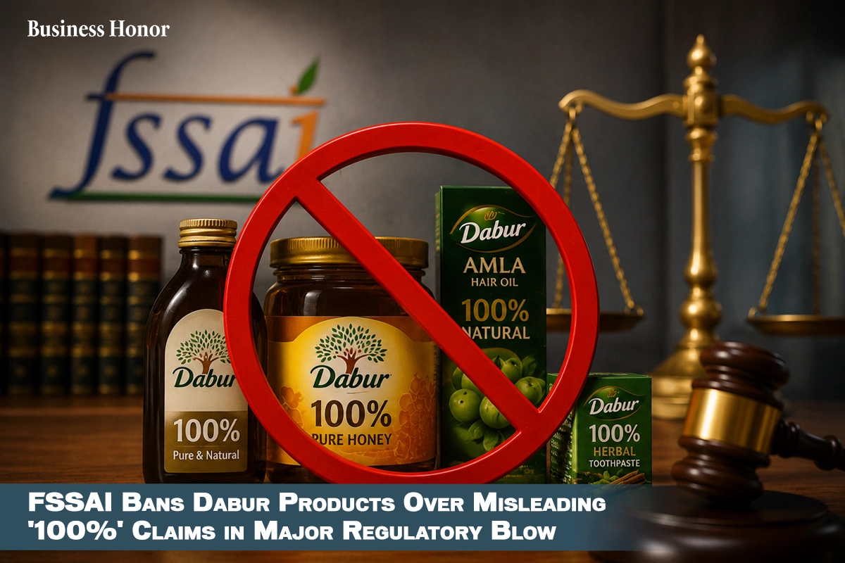  FSSAI Bans Dabur Products Over Misleading '100%' Claims in Major Regulatory Blow 